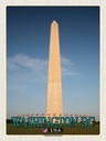 Holzschild 40x30 cm Washington DC USA Monument Bildmotiv Reisemotiv Abenteuer Reisen