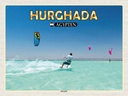 Holzschild 30x40 cm Hurghada Ägypten Kitesurfer Urlaub Bildmotiv Reisemotiv Abenteuer Reisen