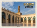 Holzschild 30x40 cm Kairo Ägypten Al-Hakim Moschee Bildmotiv Reisemotiv Abenteuer Reisen