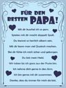 Holzschild 40x30 cm Für den besten Papa