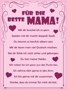 Holzschild 40x30 cm Für die beste Mama