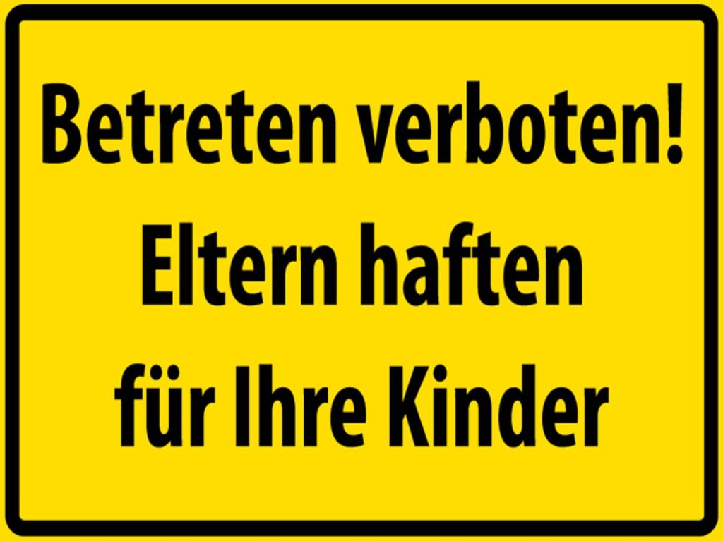 [LA-1788987-H] Holzschild 30x40 cm Betreten Verboten