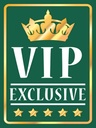Holzschild 40x30 cm VIP exclusive grünes