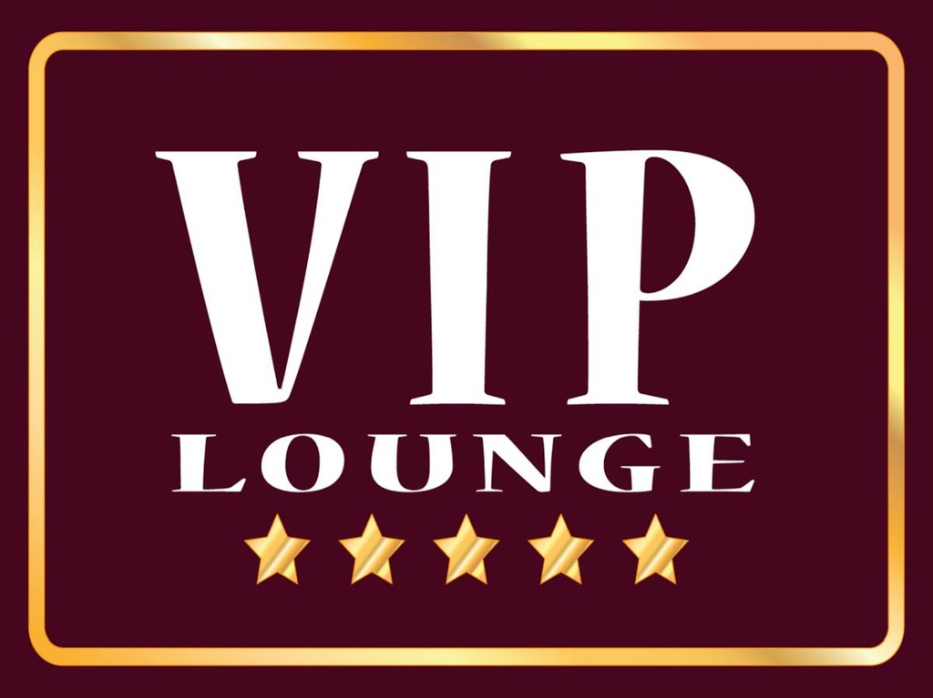 Holzschild 30x40 cm VIP Lounge 5 Sterne
