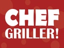 Holzschild 30x40 cm Chef Griller rotes