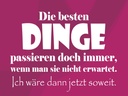 Holzschild 30x40 cm Die besten Dinge