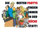 Holzschild 30x40 cm Besten Parties in der Küche