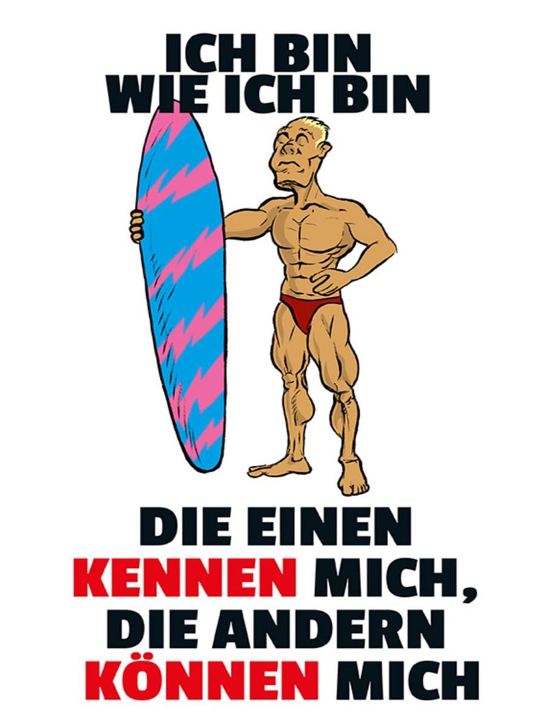 Holzschild 40x30 cm einen kennen mich anderen können mich