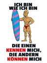 Holzschild 40x30 cm einen kennen mich anderen können mich