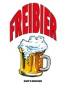 Holzschild 40x30 cm Alkohol Freibier gibt's morgen (Bierkrug)