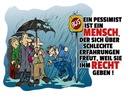 Holzschild 30x40 cm Pessimist schlechte Erfahrungen