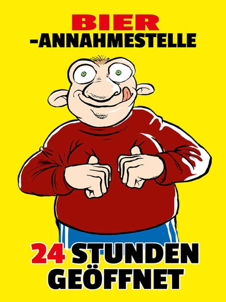 Holzschild 40x30 cm Alkohol Bierannahmestelle 24h geöffnet Bier