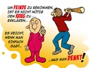 Holzschild 30x40 cm Feinde einfach sagt was man denkt