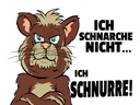 Holzschild 30x40 cm ich schnarche nicht ich schnurre