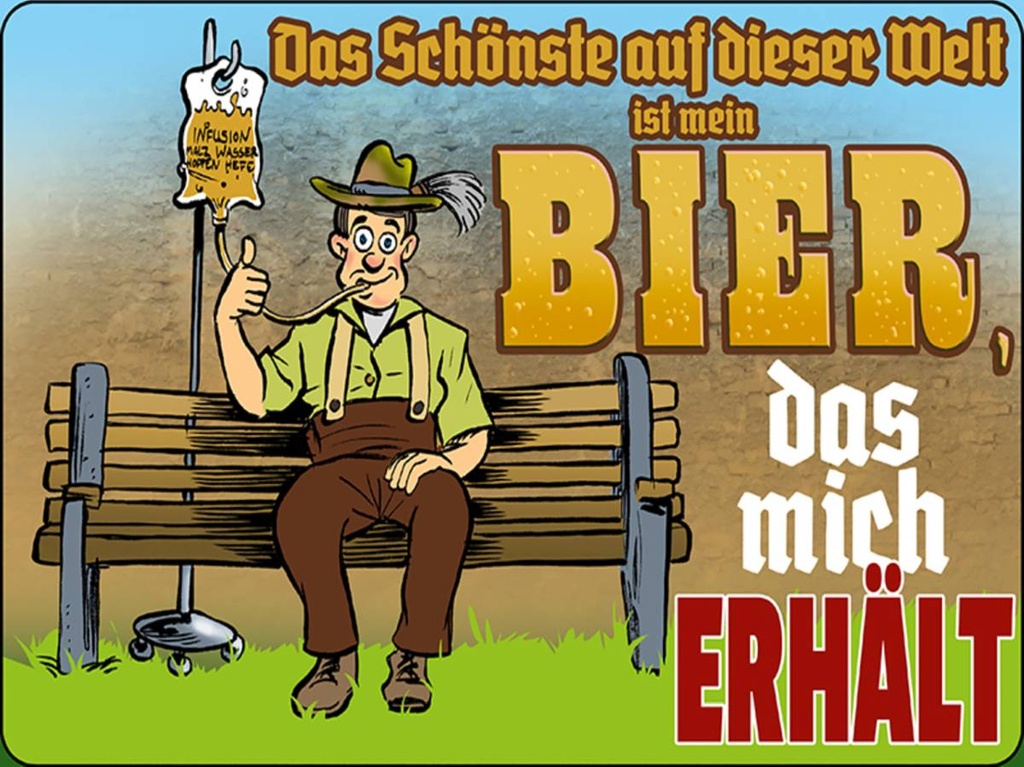 Holzschild 30x40 cm Schönste auf dieser Welt Bier