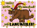 Holzschild 30x40 cm Fresst meinen Sternenstaub