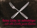 Holzschild 30x40 cm keine Liebe aufrichtiger als