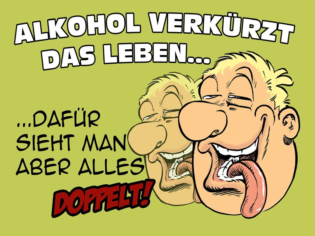 Holzschild 30x40 cm verkürzt das Leben dafür