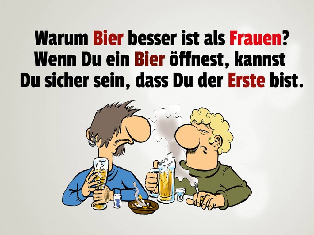 Holzschild 30x40 cm Warum Bier besser ist als Frauen