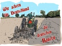Holzschild 30x40 cm ackern für Deutschland Bauern