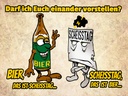 Holzschild 30x40 cm darf ich euch vorstellen Bier