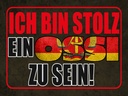 Holzschild 30x40 cm ich bin stolz ein Ossi zu sein