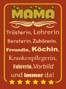 Holzschild 40x30 cm Mama Trösterin Lehrerin immer da