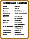 Holzschild 40x30 cm Alkohol Betrunken Deutsch