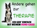 Holzschild 30x40 cm ich geh' mit meinem Hund Gassi