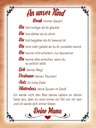 Holzschild 40x30 cm Kind denk immer daran deine Mama