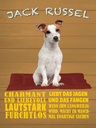 Holzschild 40x30 cm Jack Russel Hund charmant
