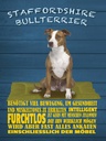 Holzschild 40x30 cm Staffordshire Bullterrier Hund