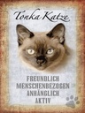 Holzschild 40x30 cm Tonka Katze