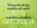 Holzschild 30x40 cm wenn alt möchte jung