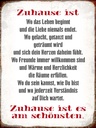 Holzschild 40x30 cm Zuhause ist am schönsten