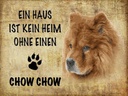 Holzschild 30x40 cm Chow Chow Hund
