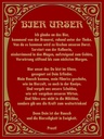 Holzschild 40x30 cm Alkohol Prost Bier unser