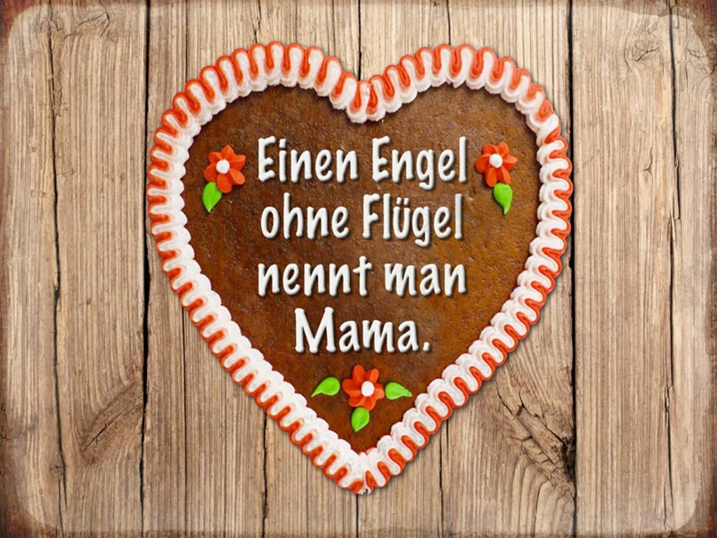 Holzschild 30x40 cm Engel ohne Flügel nennt man Mama