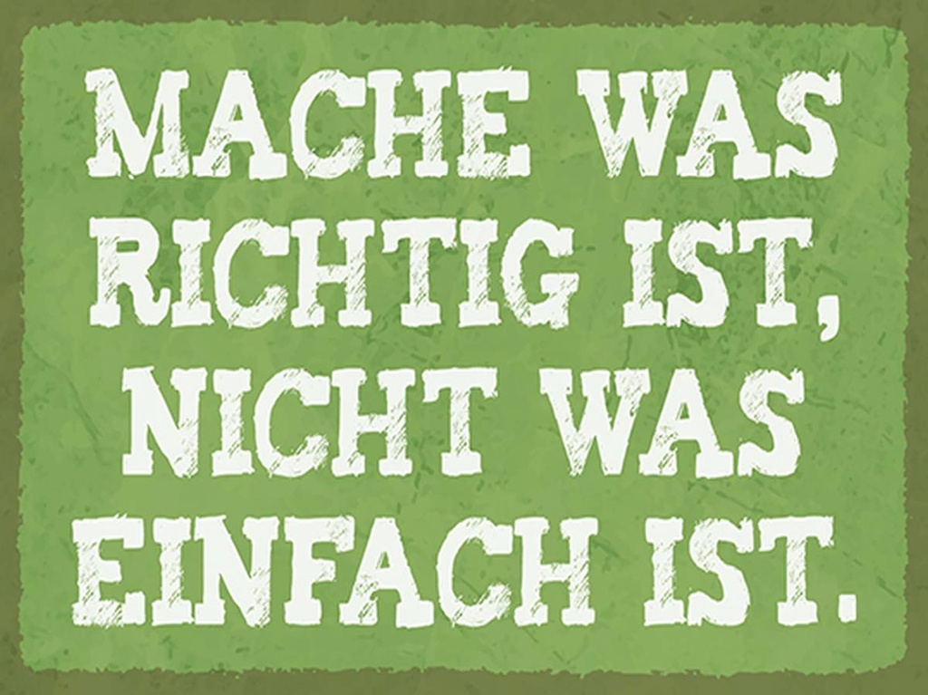 Holzschild 30x40 cm mache was richtig nicht einfach