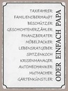 Holzschild 40x30 cm Papa Taxifahrer Beschützer