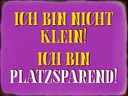 Holzschild 30x40 cm bin nicht klein bin platzsparend