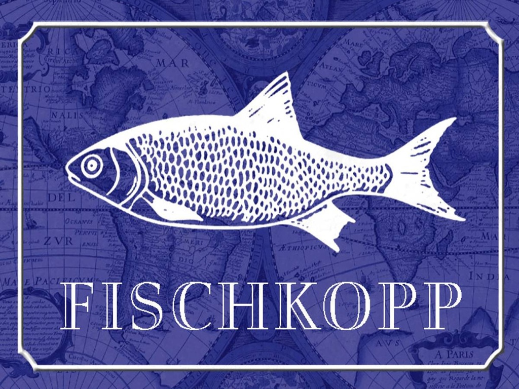 Holzschild 30x40 cm Fischkopp Fisch