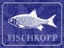 Holzschild 30x40 cm Fischkopp Fisch