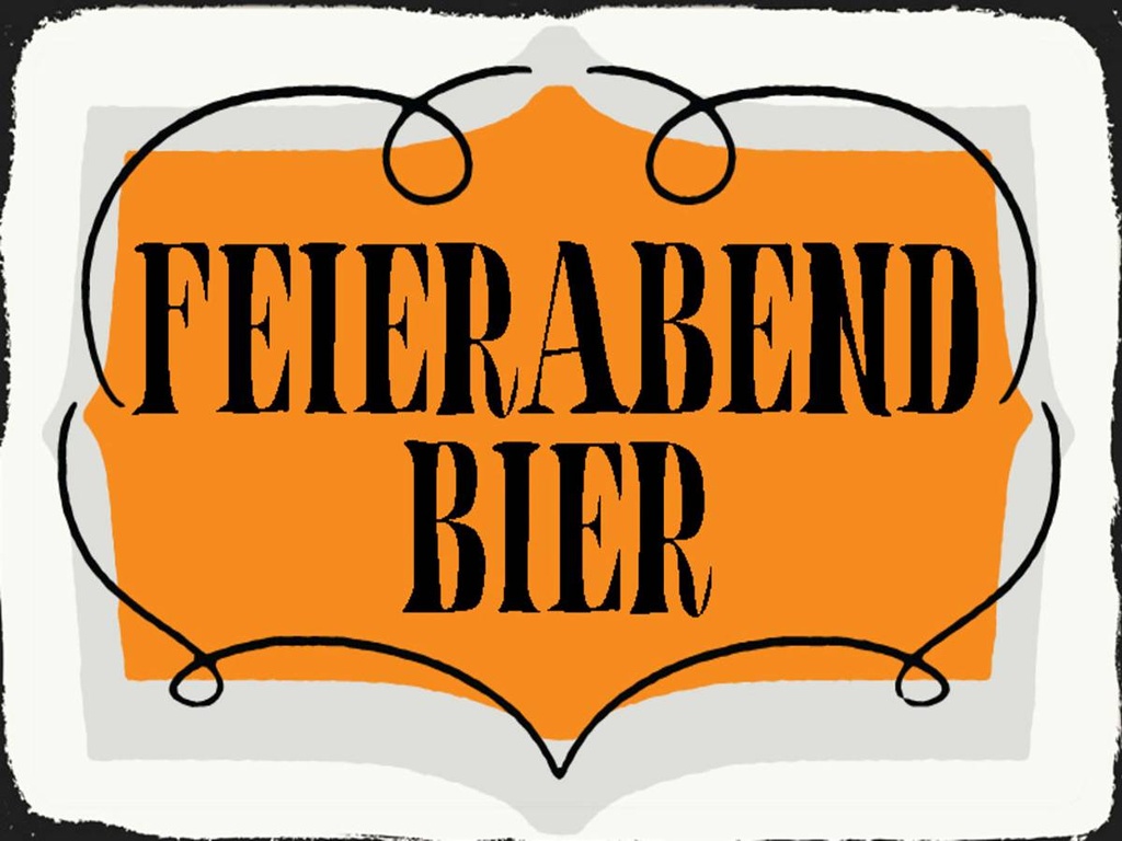 Holzschild 30x40 cm Feierabend Bier Alkohol