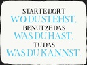 Holzschild 30x40 cm starte dort wo du stehst benutze