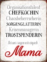 Holzschild 40x30 cm bei uns sagen wir einfach Mama