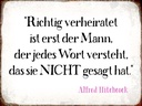 Holzschild 30x40 cm richtig verheiratet ist der Mann