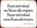Holzschild 30x40 cm Frauen Männer sind erstaunt was