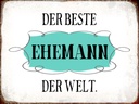 Holzschild 30x40 cm der beste Ehemann der Welt