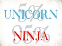 Holzschild 30x40 cm 5% unicorn 95% ninja